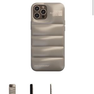 Urban Sophistication silver puffer case